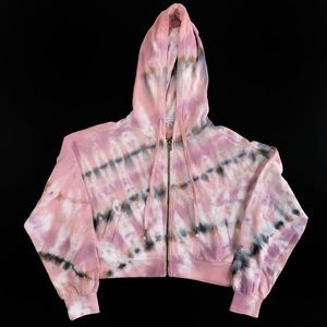Young Fabulous & Broke Pink Tie Dye Hoodie S